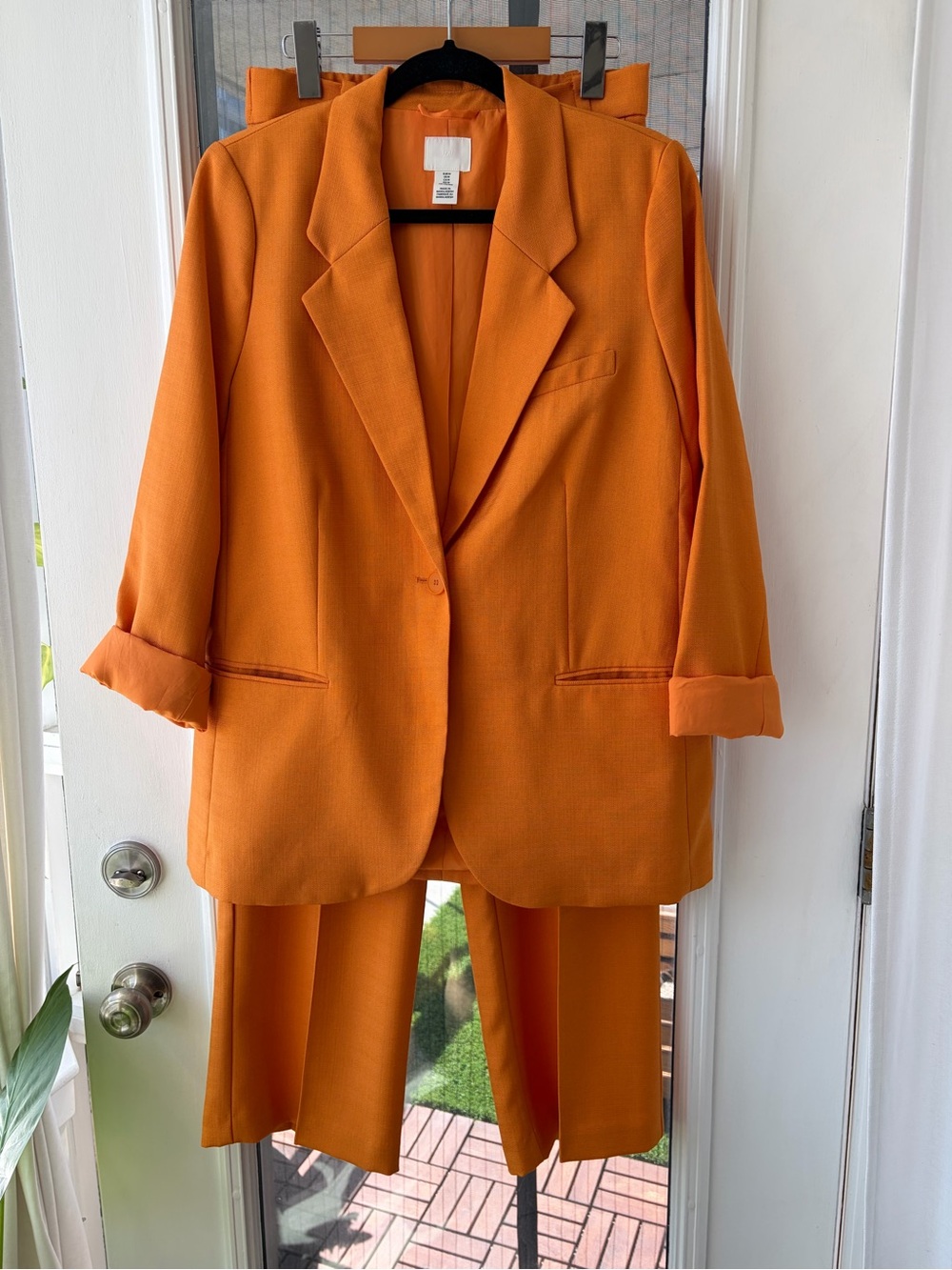 H&M Orange Women's Suit
